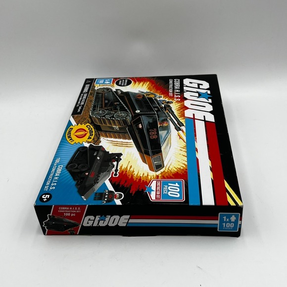 GI Joe - Cobra H.I.S.S. Tank 100 Piece Construction Set - Hasbro/Forever Clever - Picture 6 of 9